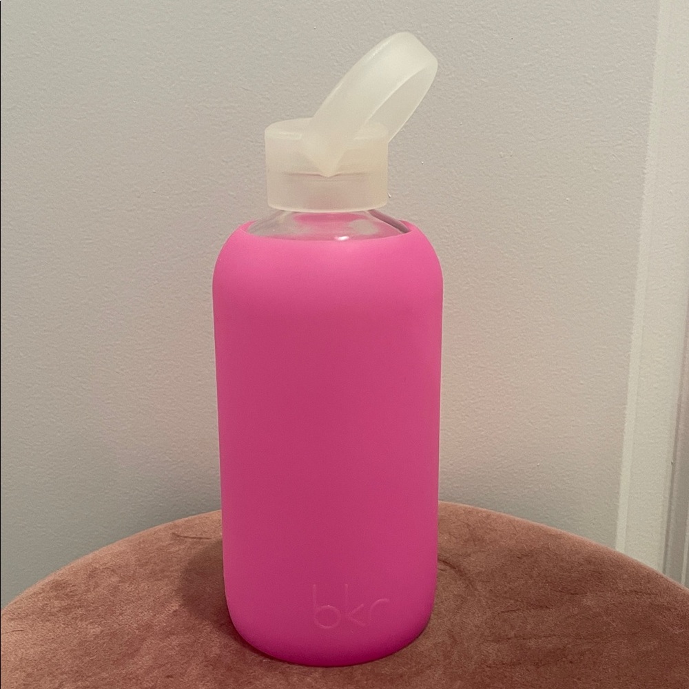 bkr Glass Silicone Sleeve Water Bottle ‘Baby’ Color 16 oz/500 mL